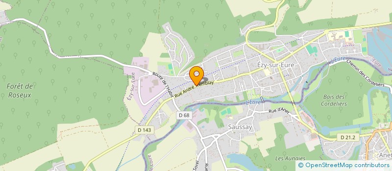 localisation de l'entreprise MONSIEUR FRANCOIS HARANG  EZY-SUR-EURE