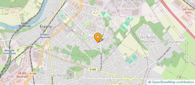 localisation de l'entreprise MONSIEUR FRANCOIS HARDY  ERAGNY