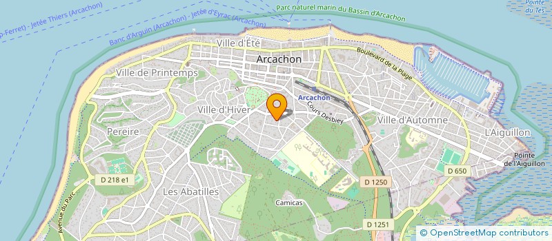 localisation de l'entreprise MONSIEUR FRANCOIS HARE  ARCACHON