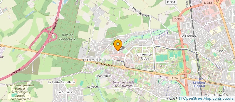 localisation de l'entreprise MONSIEUR FRANCOIS HAVETTE  COULANS-SUR-GEE