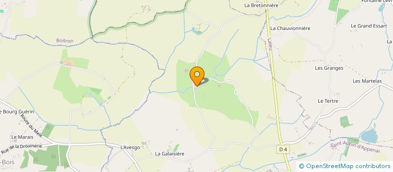 localisation de l'entreprise MONSIEUR FRANCOIS HEE  SAINT-AUBIN-D'APPENAI