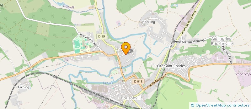 localisation de l'entreprise MONSIEUR FRANCOIS HEILIG  BOUZONVILLE