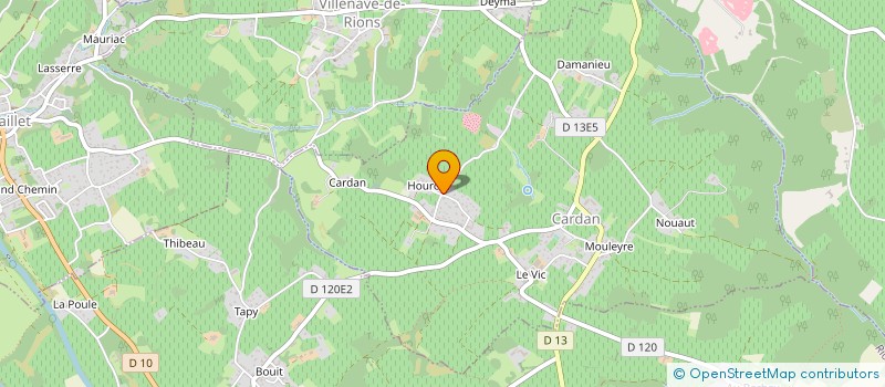 localisation de l'entreprise MONSIEUR FRANCOIS HEILLES  CARDAN