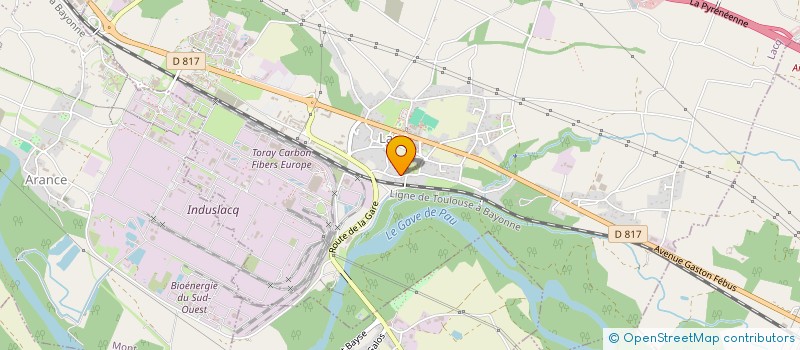 localisation de l'entreprise MONSIEUR FRANCOIS HELFRICK  LACQ