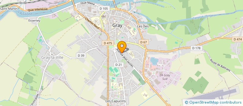 localisation de l'entreprise MONSIEUR FRANCOIS HENRI DEVESA  GRAY