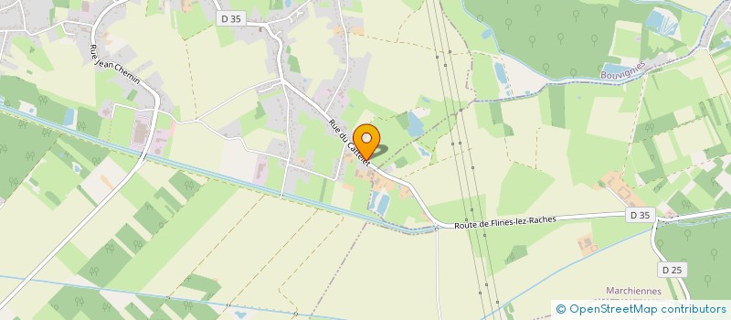 localisation de l'entreprise MONSIEUR FRANCOIS HENRI LECAS  FLINES-LEZ-RACHES