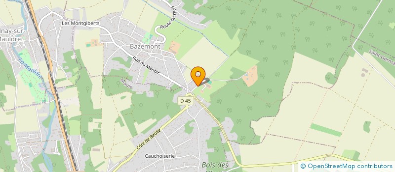 localisation de l'entreprise MONSIEUR FRANCOIS HENROT  BAZEMONT