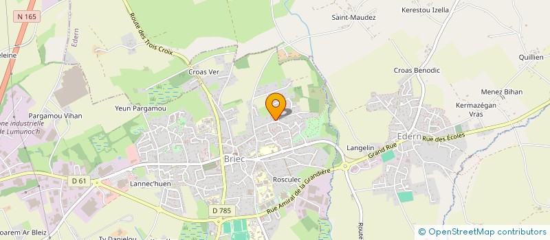 localisation de l'entreprise MONSIEUR FRANCOIS HENRY  BRIEC