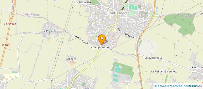 localisation de l'entreprise MONSIEUR FRANCOIS HERBIN  SAINT-XANDRE