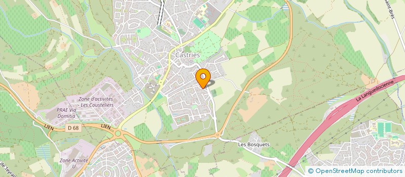 localisation de l'entreprise MONSIEUR FRANCOIS HEREDIA  CASTRIES