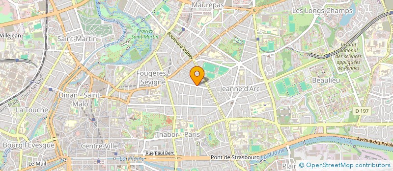 localisation de l'entreprise MONSIEUR FRANCOIS HERISSET  RENNES