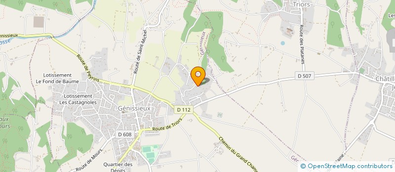 localisation de l'entreprise MONSIEUR FRANCOIS HERNANDEZ  GENISSIEUX