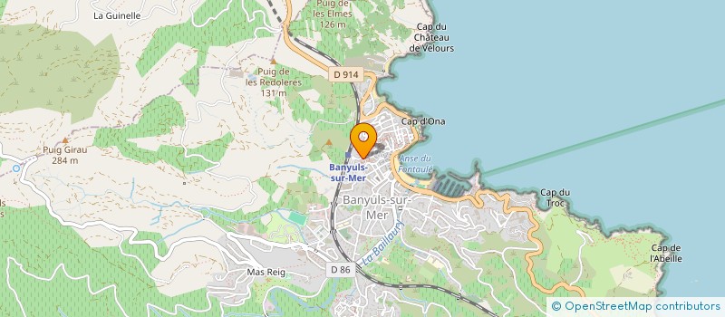 localisation de l'entreprise MONSIEUR FRANCOIS HERRE  BANYULS-SUR-MER