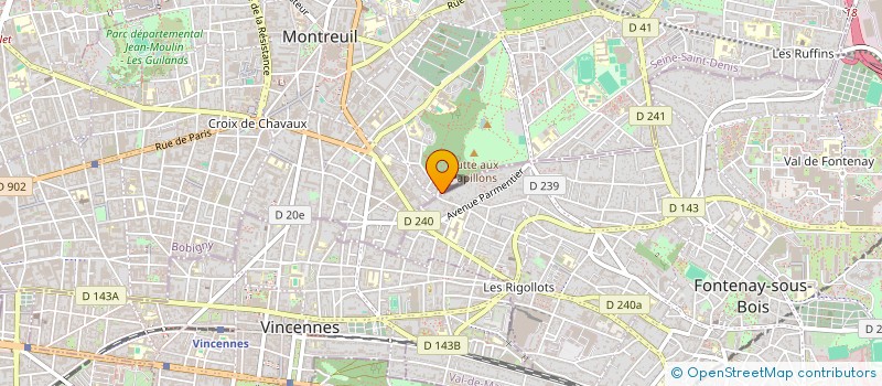 localisation de l'entreprise MONSIEUR FRANCOIS HERREROS à MONTREUIL