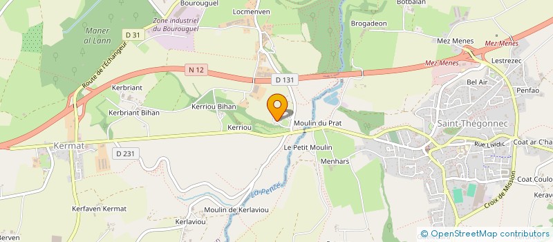 localisation de l'entreprise MONSIEUR FRANCOIS HERRY à GUICLAN