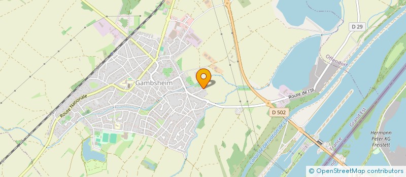 localisation de l'entreprise MONSIEUR FRANCOIS HERTER  GAMBSHEIM