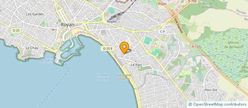 localisation de l'entreprise MONSIEUR FRANCOIS HERVAUD  ROYAN