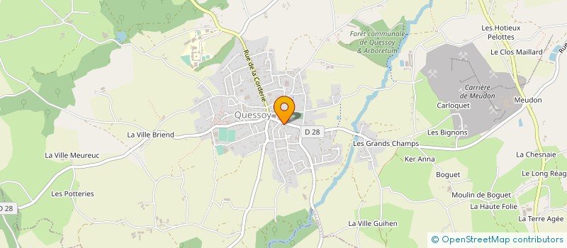 localisation de l'entreprise MONSIEUR FRANCOIS HERVE  QUESSOY