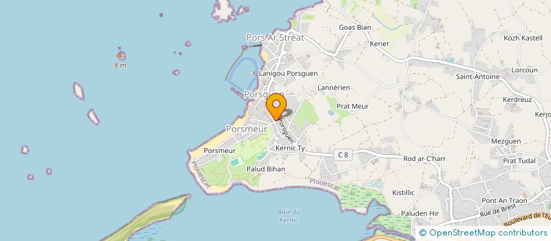 localisation de l'entreprise MONSIEUR FRANCOIS HERVE  PLOUESCAT