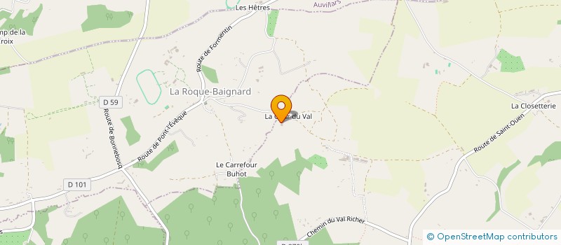 localisation de l'entreprise MONSIEUR FRANCOIS HERVIEU  MANERBE