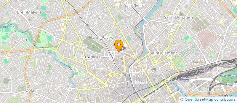 localisation de l'entreprise MONSIEUR FRANCOIS HERVOUET à NANTES