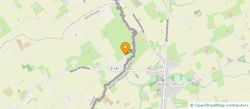 localisation de l'entreprise MONSIEUR FRANCOIS HEYMAN  WINNEZEELE