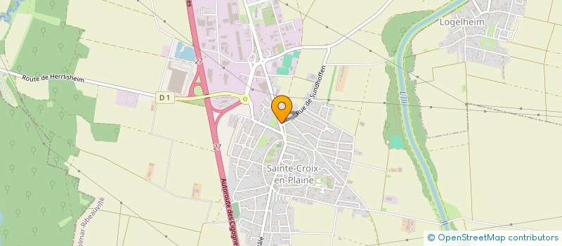 localisation de l'entreprise MONSIEUR FRANCOIS HEYMANN  SAINTE-CROIX-EN-PLAINE