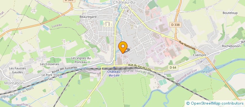 localisation de l'entreprise MONSIEUR FRANCOIS HODET à MONTVAL-SUR-LOIR