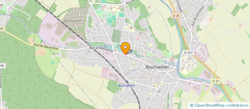 localisation de l'entreprise MONSIEUR FRANCOIS HOLL  BISCHWILLER