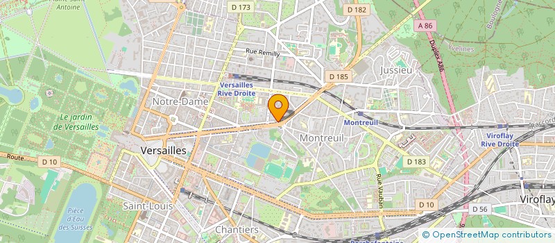 localisation de l'entreprise MONSIEUR FRANCOIS HORNEGG à VERSAILLES