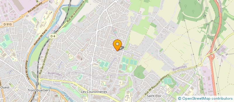 localisation de l'entreprise MONSIEUR FRANCOIS HOUISSE  BUXEROLLES