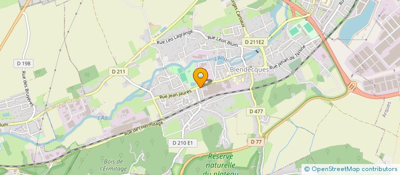 localisation de l'entreprise MONSIEUR FRANCOIS HOUZET  BLENDECQUES