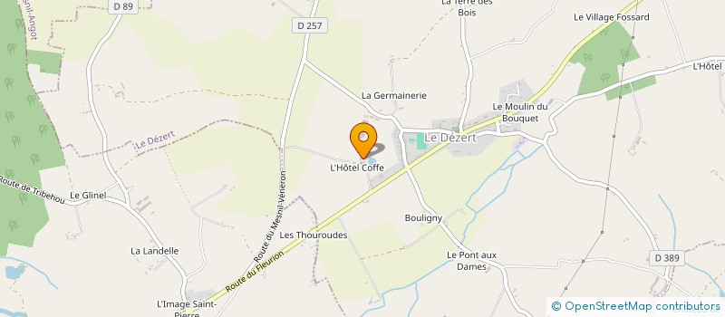 localisation de l'entreprise MONSIEUR FRANCOIS HUAULT  LE DEZERT