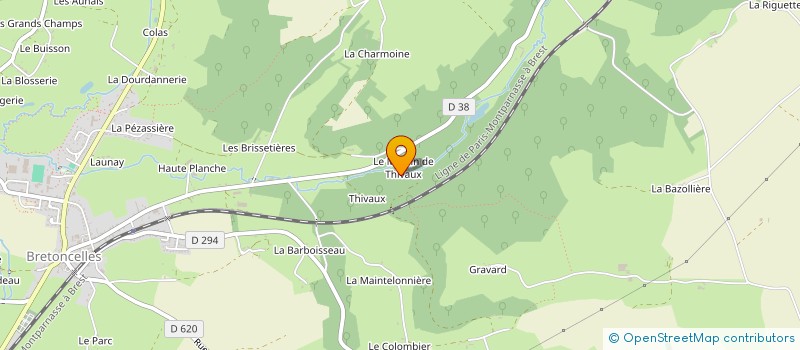 localisation de l'entreprise MONSIEUR FRANCOIS HUCHON à BRETONCELLES