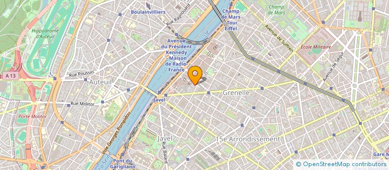 localisation de l'entreprise MONSIEUR FRANCOIS HUE  PARIS