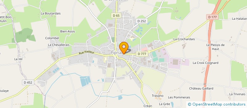 localisation de l'entreprise MONSIEUR FRANCOIS HUET  PIPRIAC