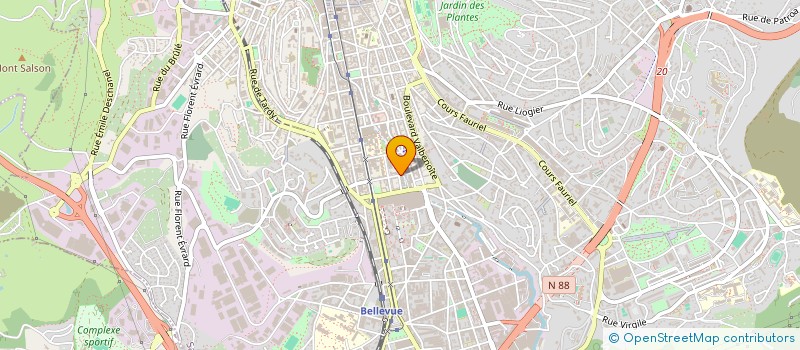 localisation de l'entreprise MONSIEUR FRANCOIS HUGUES  SAINT-ETIENNE