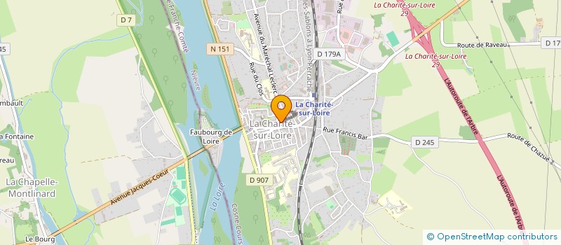 localisation de l'entreprise MONSIEUR FRANCOIS HUILLIER à LA CHARITE-SUR-LOIRE