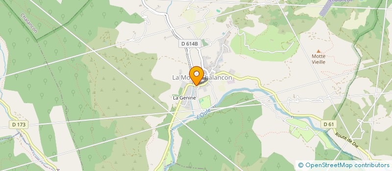 localisation de l'entreprise MONSIEUR FRANCOIS HUMBERT à LA MOTTE-CHALANCON