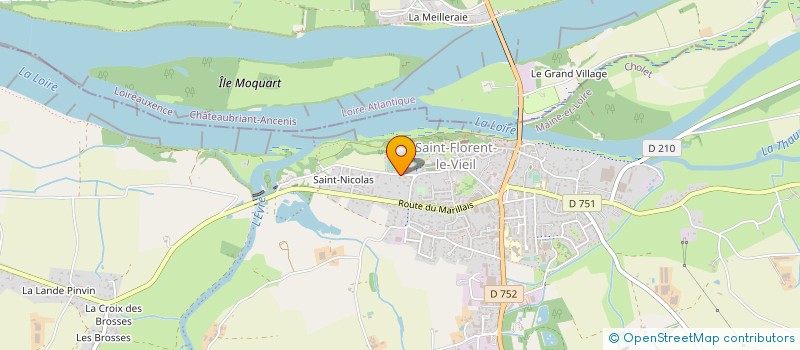 localisation de l'entreprise MONSIEUR FRANCOIS HUMEAU à MAUGES-SUR-LOIRE
