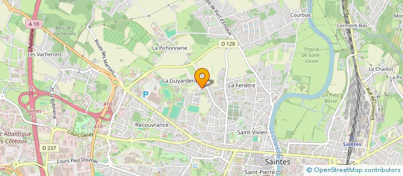 localisation de l'entreprise MONSIEUR FRANCOIS HUOT à SAINTES