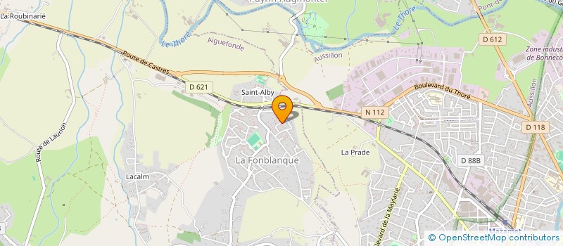 localisation de l'entreprise MONSIEUR FRANCOIS HURET  AIGUEFONDE