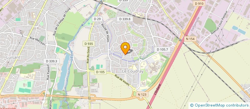 localisation de l'entreprise MONSIEUR FRANCOIS HYAUME à LE COUDRAY