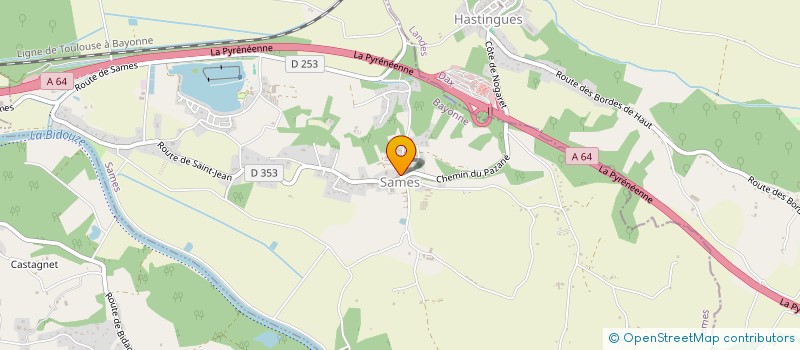 localisation de l'entreprise MONSIEUR FRANCOIS ICHAS  SAMES