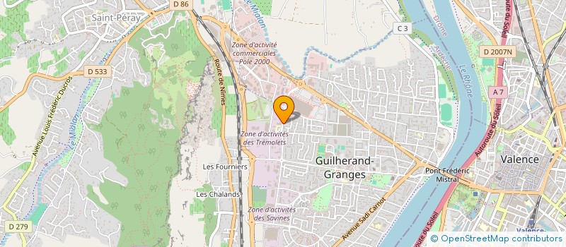 localisation de l'entreprise MONSIEUR FRANCOIS IELPO  GUILHERAND-GRANGES