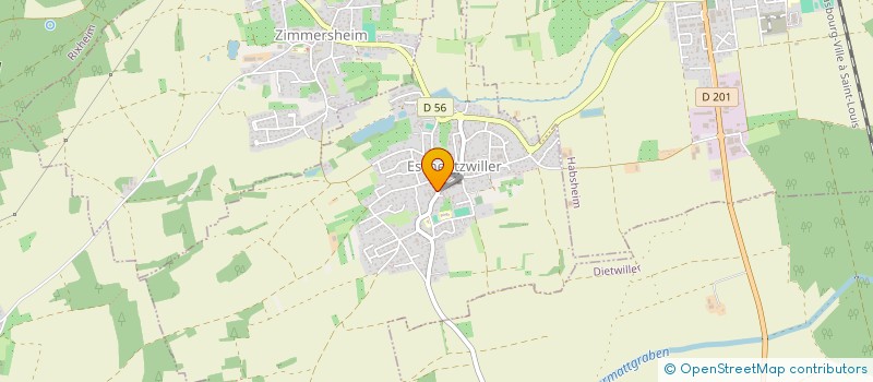 localisation de l'entreprise MONSIEUR FRANCOIS IFFRIG  ESCHENTZWILLER