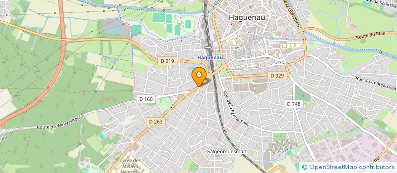 localisation de l'entreprise MONSIEUR FRANCOIS IMMELE  HAGUENAU