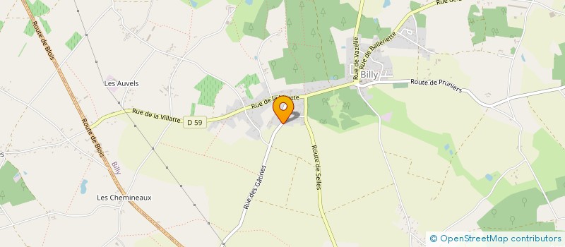 localisation de l'entreprise MONSIEUR FRANCOIS INDERCHIT  BILLY