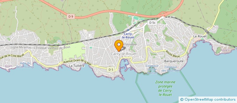 localisation de l'entreprise MONSIEUR FRANCOIS ISMERT  CARRY-LE-ROUET