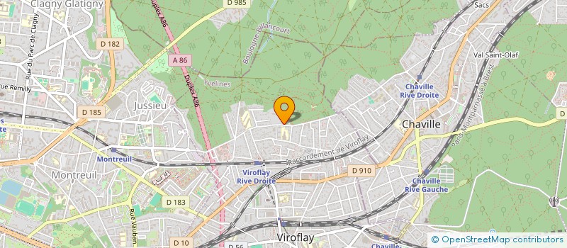 localisation de l'entreprise MONSIEUR FRANCOIS JACOB à VIROFLAY